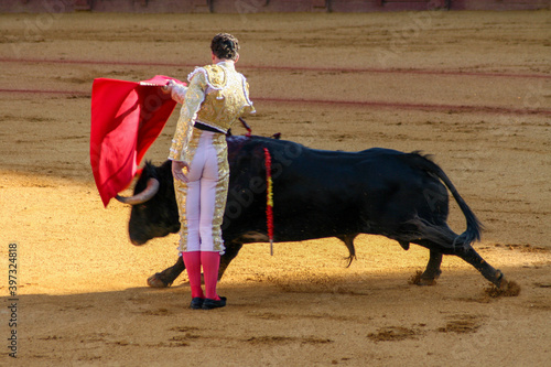 Bullfight in the Plaza de la Maestranza, Seville 