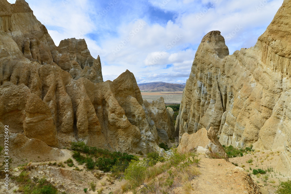 Fototapeta premium Clay Cliffs of Omarama
