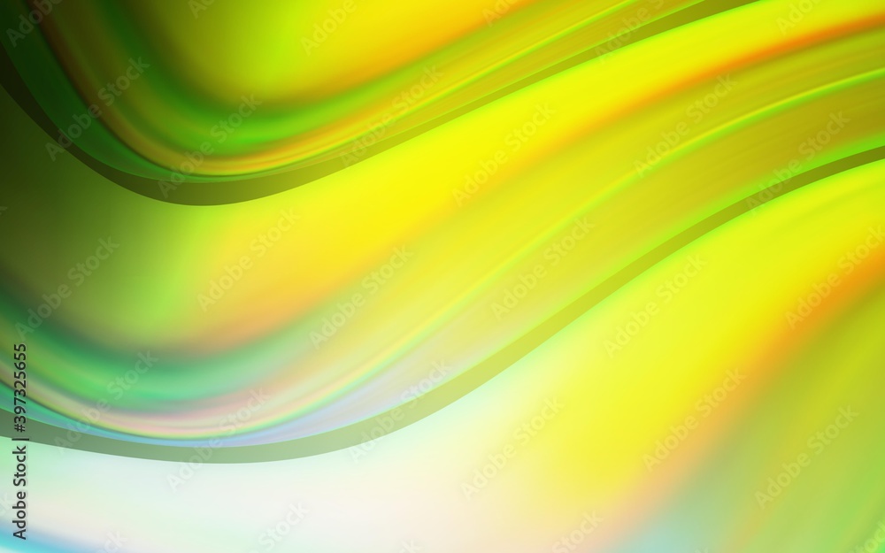 Light Green, Yellow vector template with bubble shapes. Light Green, Yellow vector template with bubble shapes.
