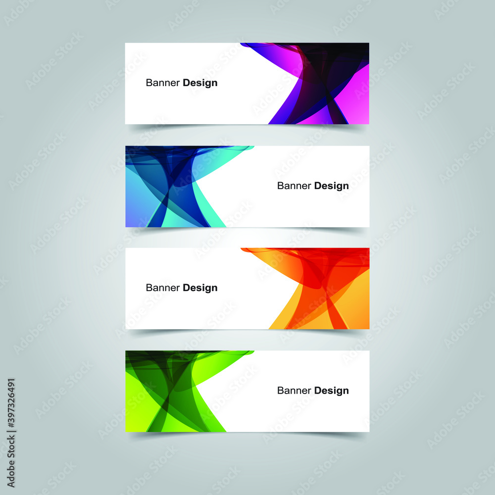 Vector Abstract banner web template Vector Abstract banner web template