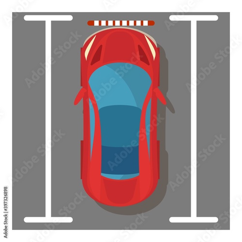 Sport car icon. Isometric illustration of sport car vector icon for web
