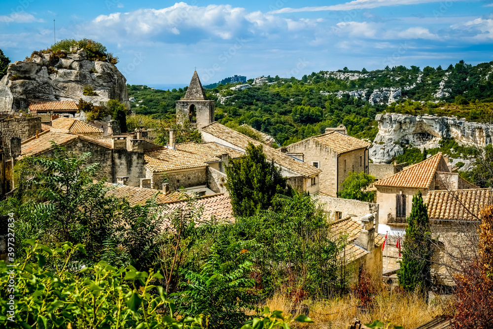 Les Baux Provence France Hilltop Village Ancient, historic