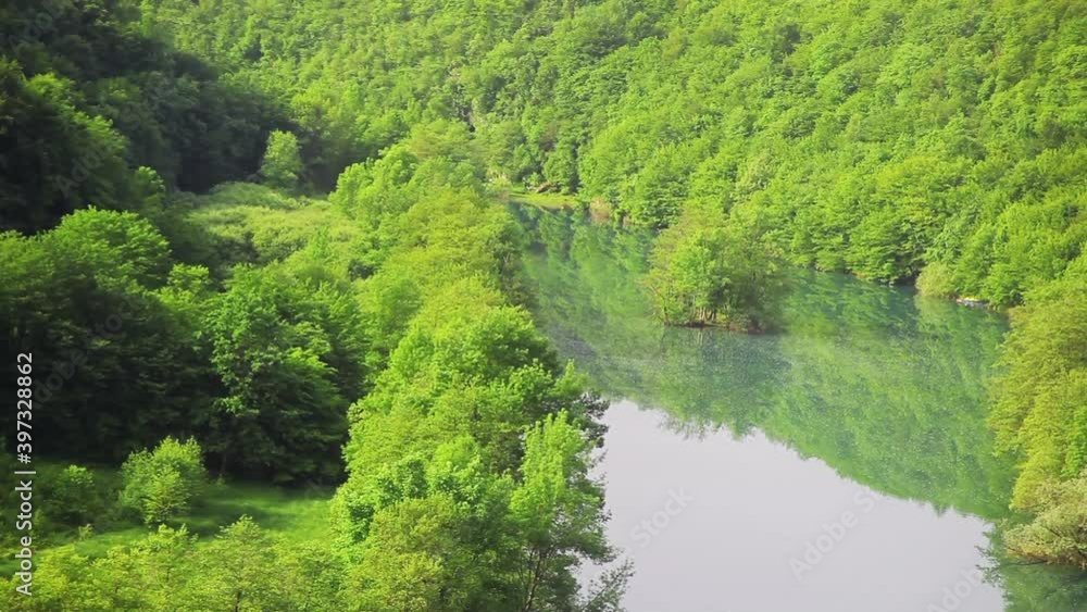 The Mreznica River valley, Croatia The Mreznica River valley, Croatia