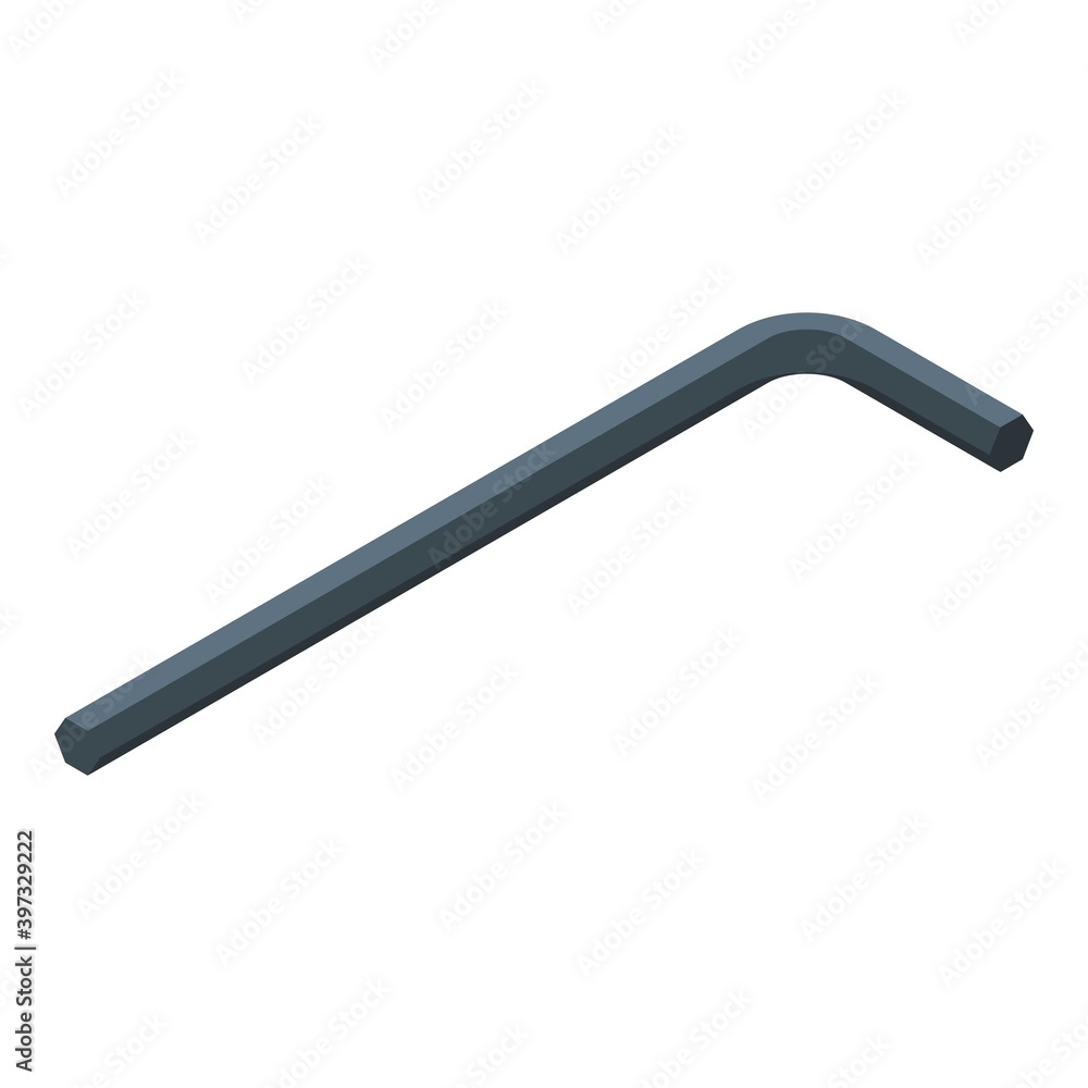 Bicycle repair tool part icon. Isometric of bicycle repair tool part vector icon for web design isolated on white background Bicycle repair tool part icon. Isometric of bicycle repair tool part vector icon for web design isolated on white background