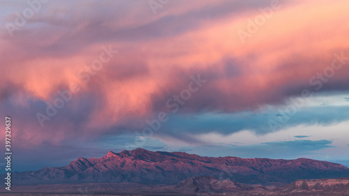 Desert Mountain Sunset - South Virgin Mountains Nevada