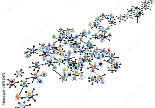 Cartoon Crowd System, Nodes Dark