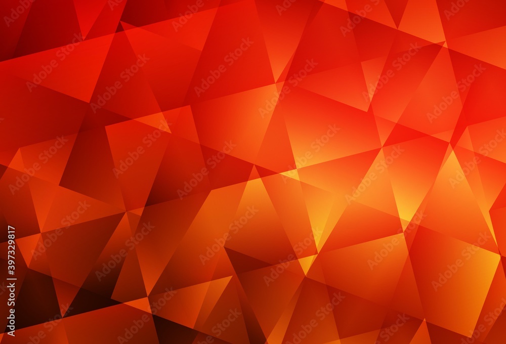 Light Red vector polygon abstract background. Light Red vector polygon abstract background.