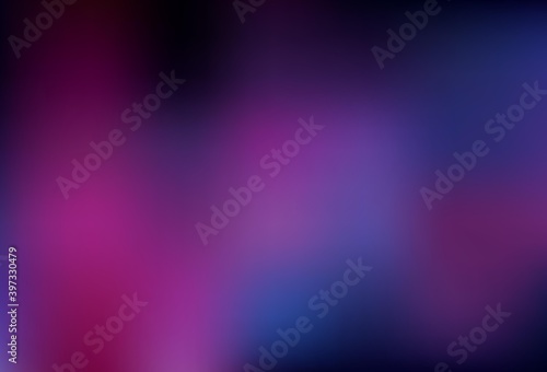 Dark Pink vector blurred bright template.