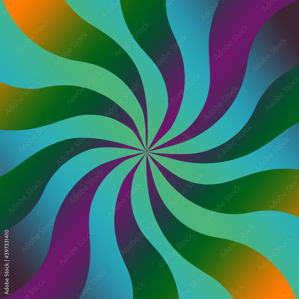 An abstract retro psychedelic spiral background image. An abstract retro psychedelic spiral background image.