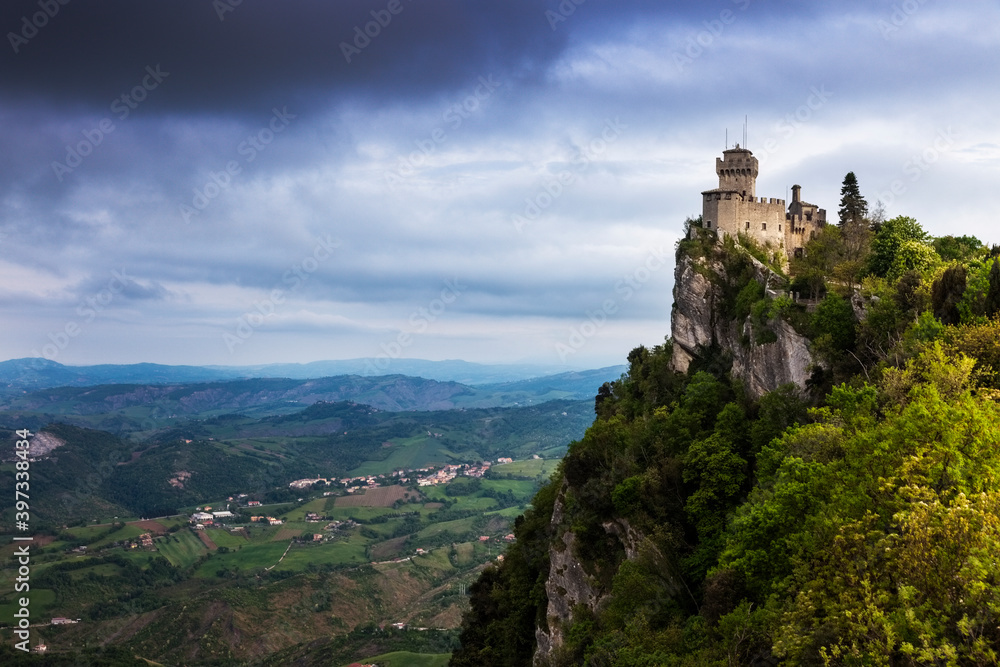 Cesta Tower on cliff Cesta Tower on cliff