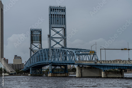 John T. Alsop Jr Bridge or Main St Bridge or Blue Bridge over the St Johns River, 1941