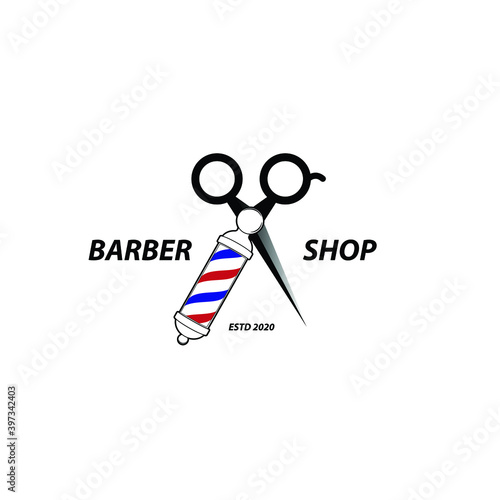 Scissors icon.modern design.vector illustration.barber.barber logo. barbershop. barbershop logo