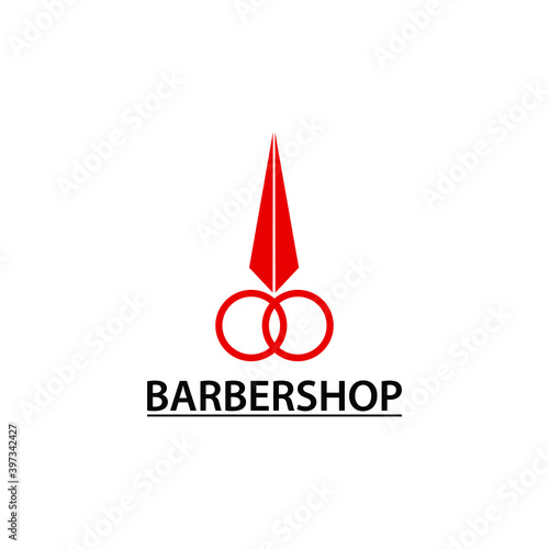 Scissors icon.modern design.vector illustration.barber.barber logo. barbershop. barbershop logo