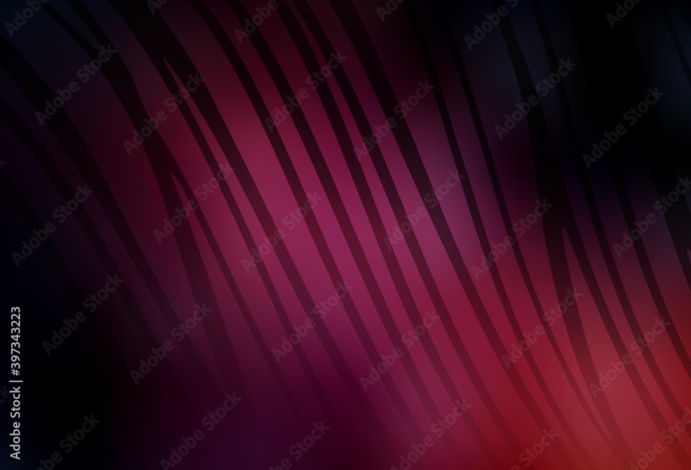 Dark Pink vector texture with bent lines. Dark Pink vector texture with bent lines.