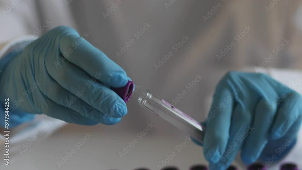 Process of coronavirus testing examination by nurse medic in laboratory lab, COVID-19 swab collection kit, test tube for taking OP NP patient specimen sample, patient receiving a corona test
Process of coronavirus testing examination by nurse medic in laboratory lab, COVID-19 swab collection kit, test tube for taking OP NP patient specimen sample, patient receiving a corona test