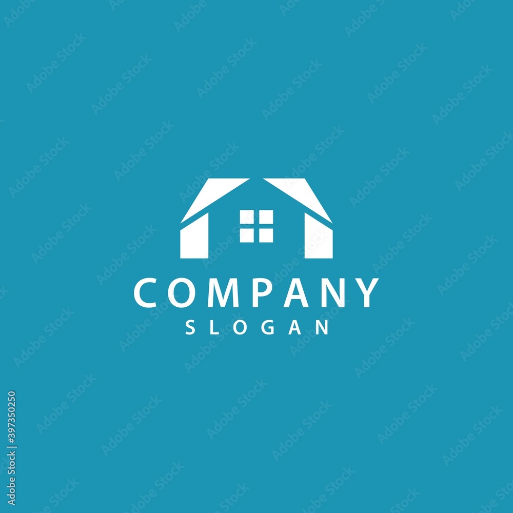 Fototapeta premium Real estate logo icon design