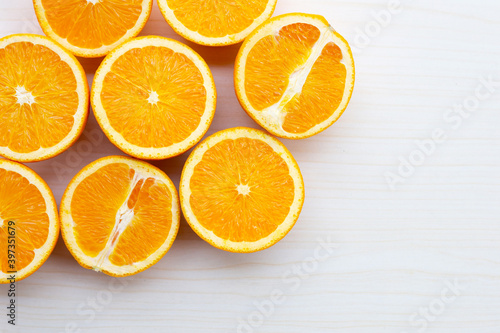 High vitamin C, Juicy and sweet. Fresh orange fruit