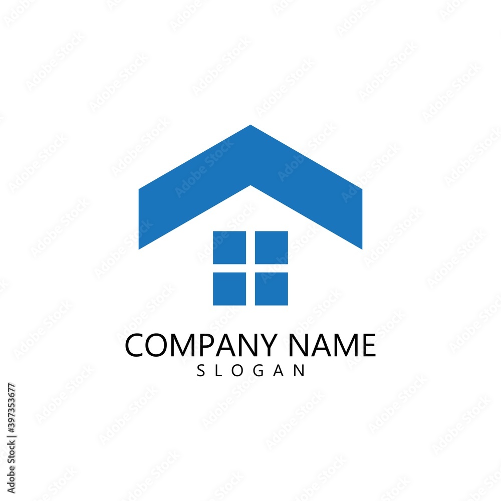 Obraz premium Property Logo Vector Template