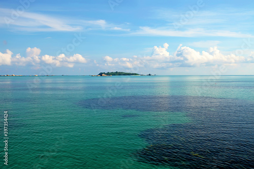 Tanjung Binga or the Fisherman's Village in Belitung Island, Indonesia. photo