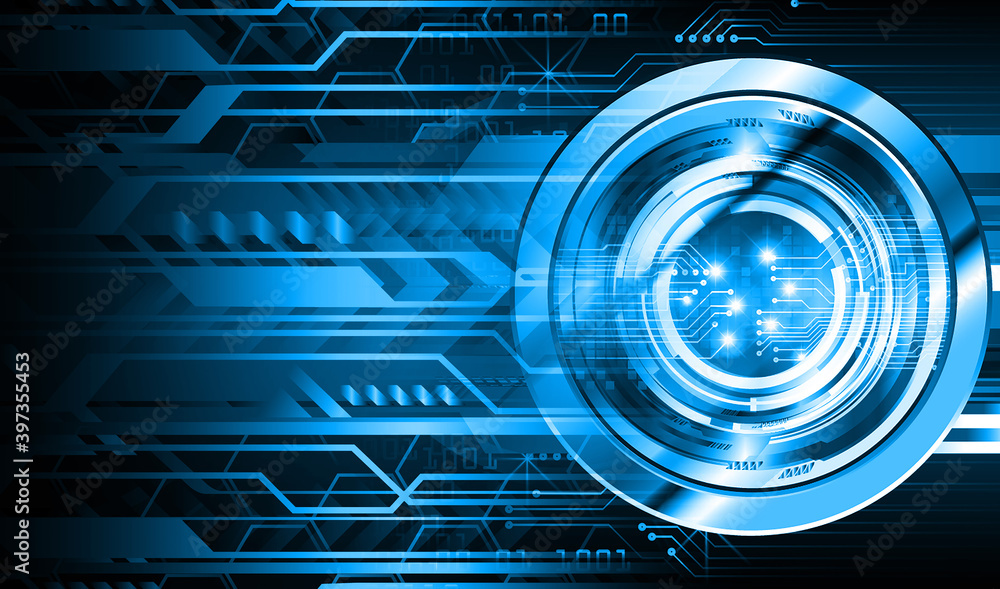 eye cyber circuit future technology concept background eye cyber circuit future technology concept background