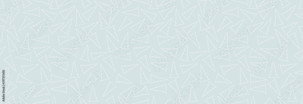 Many Christmas trees on a gray background. Seamless pattern, wrapper for a gift. Many Christmas trees on a gray background. Seamless pattern, wrapper for a gift.