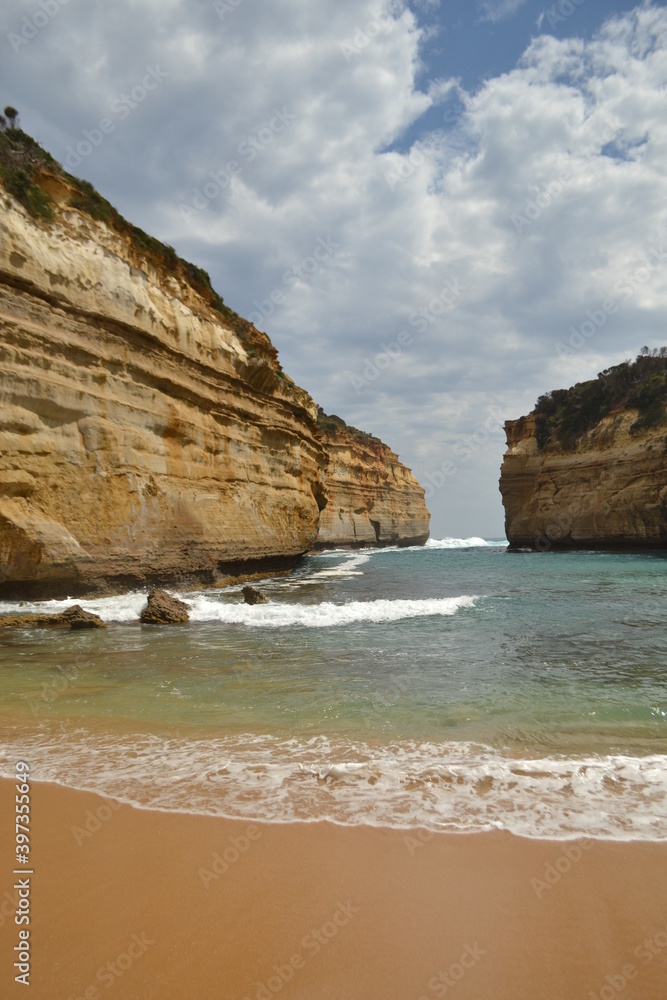 beautiful beach in the Australian Ocean Road beautiful beach in the Australian Ocean Road