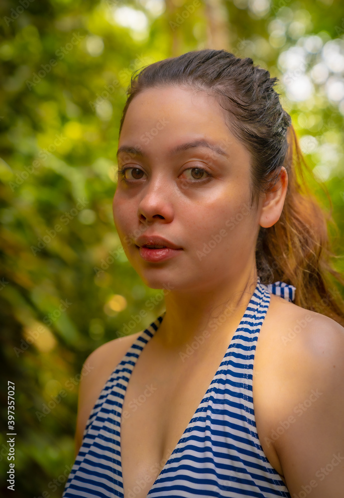 Natural Beauty Selective focus portrait Natural Beauty Selective focus portrait