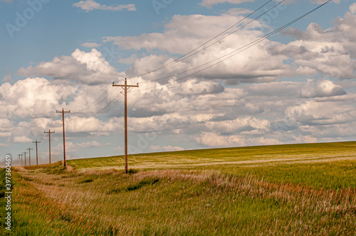 North Dakota telephone pole
