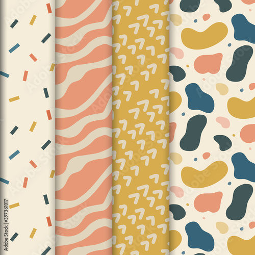 Cute bright seamless patter...