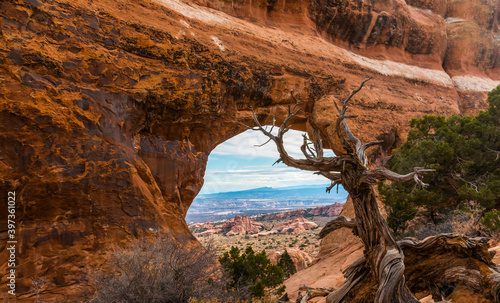 Partition Arch In Devils Garden, Arches National PArk, Utah, USA