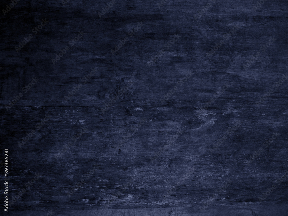 Dark wall cement, Blue abstract grunge texture background, Indigo closeup concrete