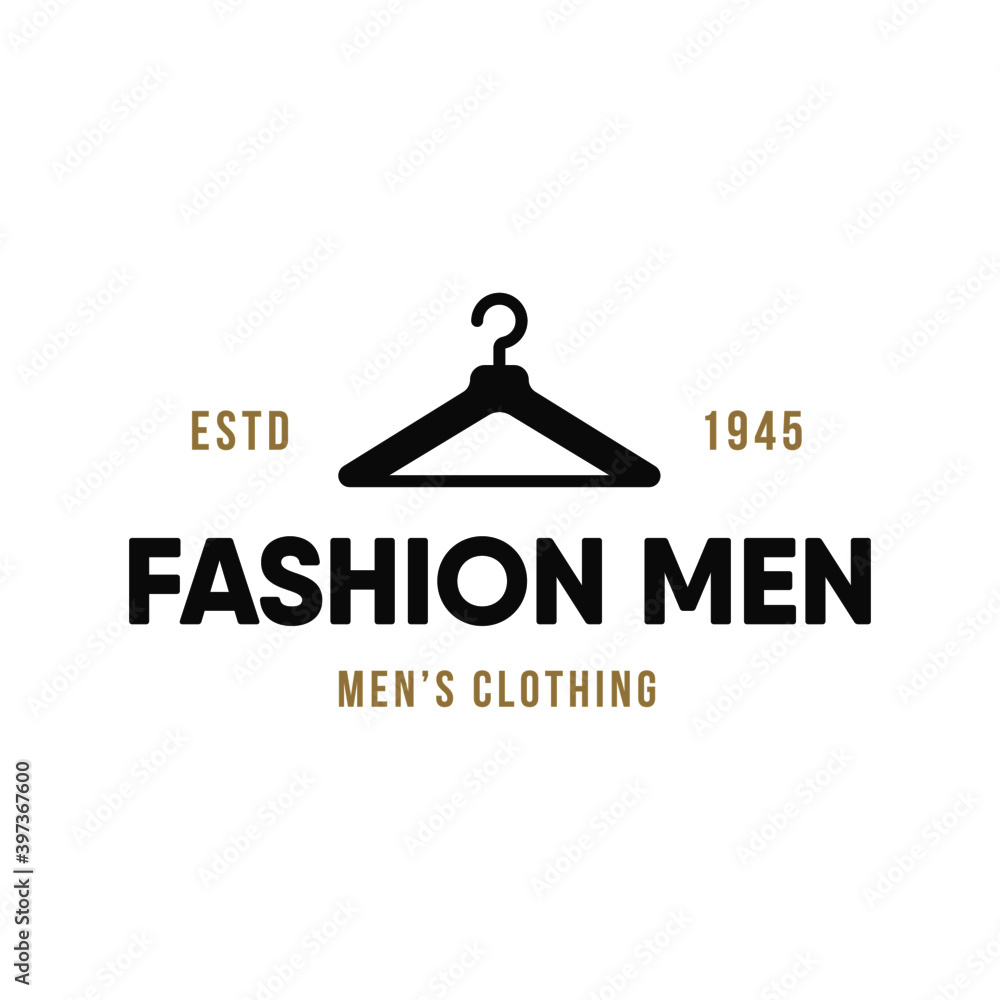 Mens Fashion Store Logo Design Templatevector Stock Vector (Royalty Free)  2104754771 | Shutterstock