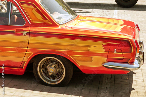 car, auto, old, classic, vintage, retro, vehicle, red, transport, antique, luxury, cars, chrome, model, road, hot rod, drive, fast, travel, oldtimer, tuning,