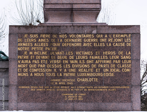  Monument residents,who fell in the First and Second World Wars