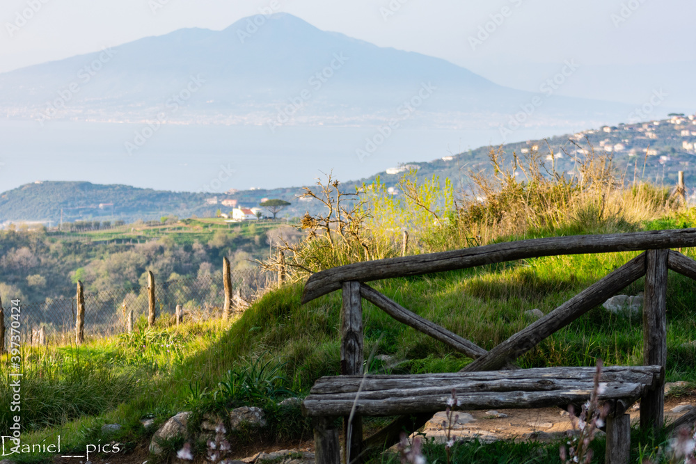 Fototapeta premium natura e vesuvio