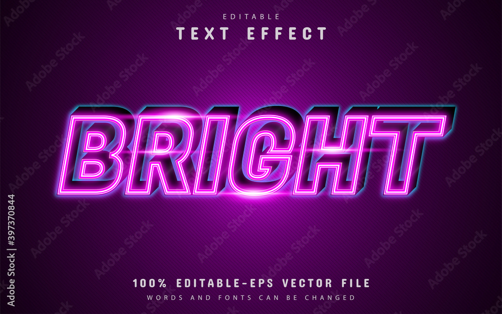 Racer neon text effect with red gradient Racer neon text effect with red gradient