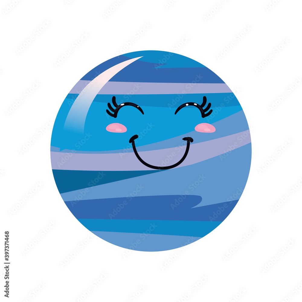 blue and blush kawaii planet vector design blue and blush kawaii planet vector design