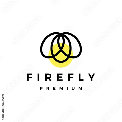 firefly logo vector icon illustration