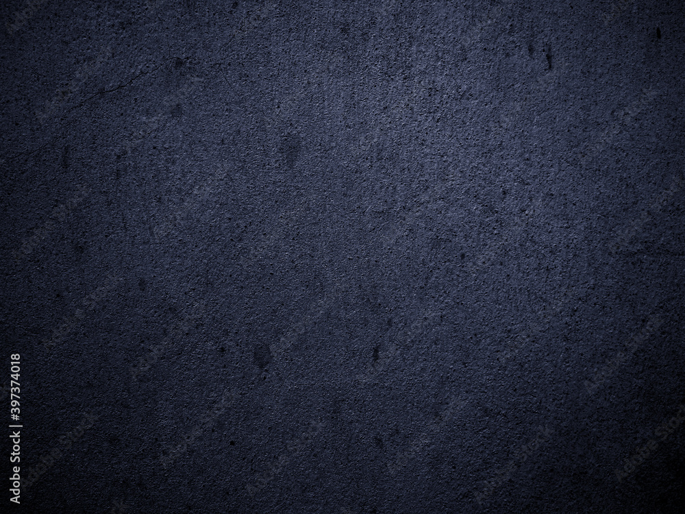 Fototapeta premium dark blue grunge texture cement, old dirty wall concrete background