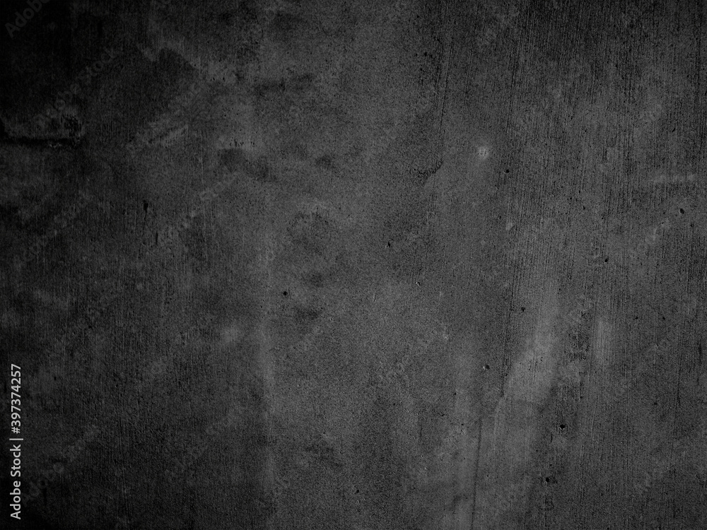 Obraz premium Dark cement background, Black and white grunge texture concrete, Gray wall grungy abstract