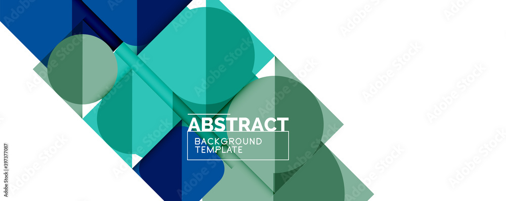 Clean minimal geometric abstract background with triangles and circles. Vector illustration for covers, banners, flyers and posters and other designs Clean minimal geometric abstract background with triangles and circles. Vector illustration for covers, banners, flyers and posters and other designs