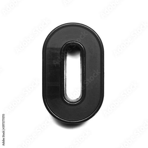 Cuadro en lienzo Die schwarze Null (The black zero)