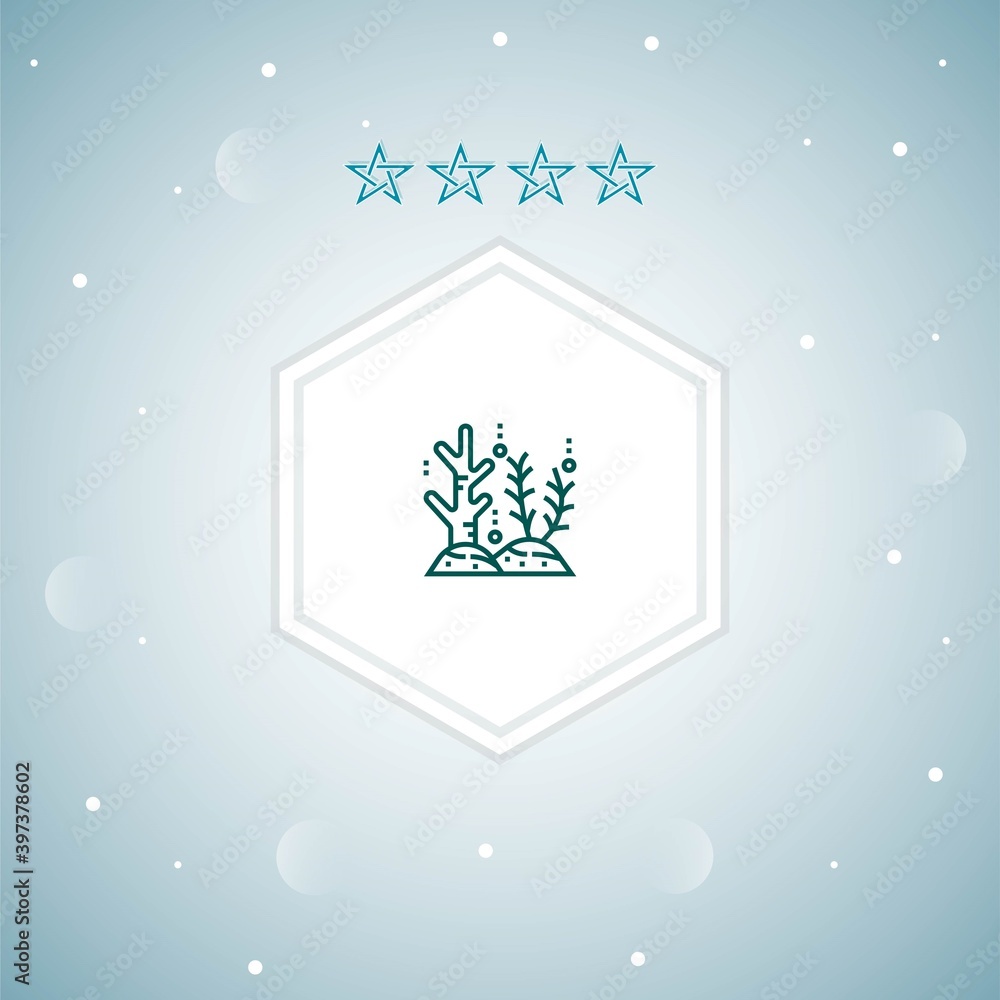 coral vector icons illustration coral vector icons illustration