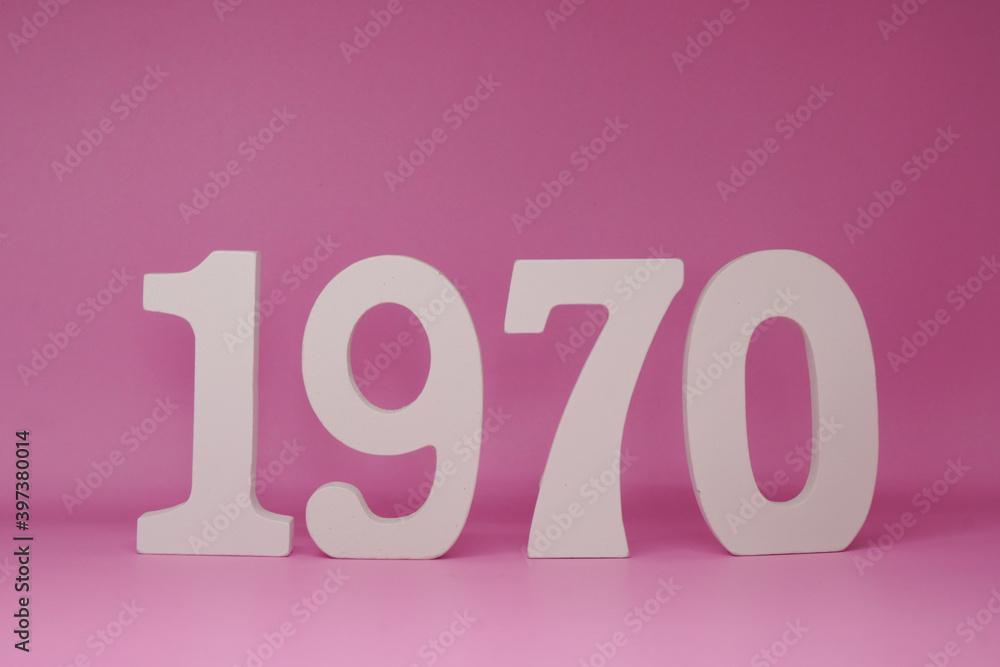 1970 ( nineteen-seventies ) Isolated pink Background with Copy Space - culture society and history 1970 ( nineteen-seventies ) Isolated pink Background with Copy Space - culture society and history