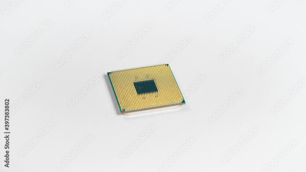 CPU. Modern high-performance processor on a white background. Such an element can do many calculations per second. CPU. Modern high-performance processor on a white background. Such an element can do many calculations per second.