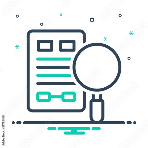 Mix icon for evidence