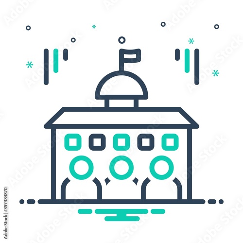 Mix icon for political