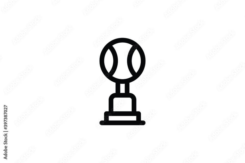 Baseball Outline Icon - Ball Baseball Outline Icon - Ball