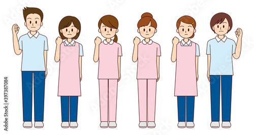 戦う医療従事者達