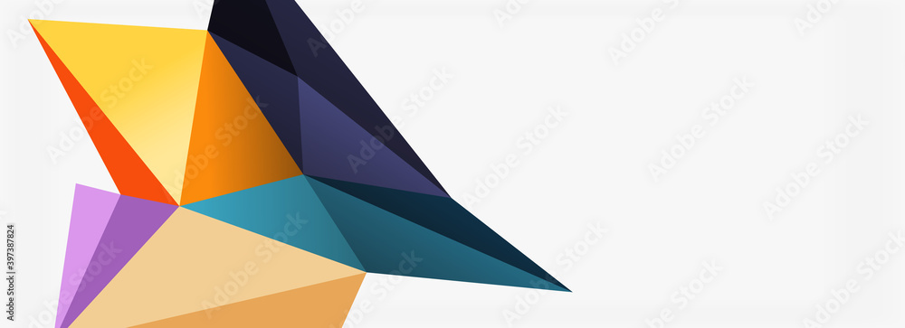 3d mosaic abstract backgrounds, low poly shape geometric design 3d mosaic abstract backgrounds, low poly shape geometric design